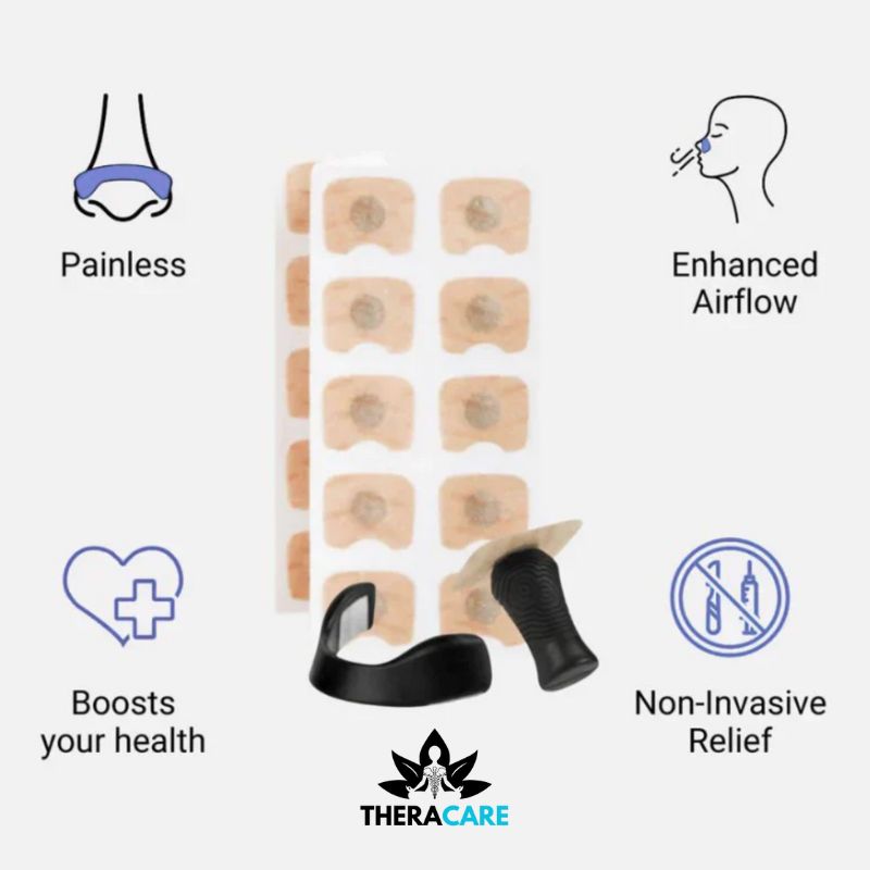 OxyBoost™ - Magnetic Nasal Strips Kit for Improved breathing